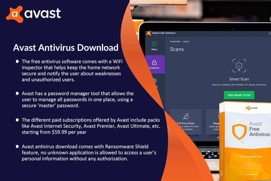 Features of Avast Antivirus Software